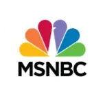 MSNBC logo featuring NBC peacock with six colorful feathers