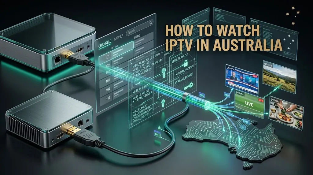 How to Watch IPTV in Australia using compatible devices, IPTV apps and streaming connections