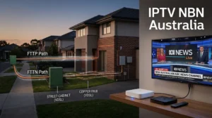 IPTV NBN Australia connection types FTTP and FTTN comparison
