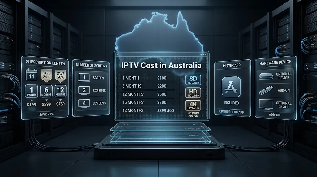 IPTV Cost in Australia and the factors that affect subscription pricing