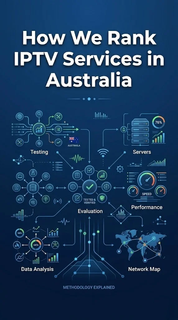 how we rank IPTV services in Australia using technical testing and evaluation criteria