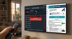 fix vpn iptv issues australia settings on android tv and fire tv stick streaming iptv with vpn connection