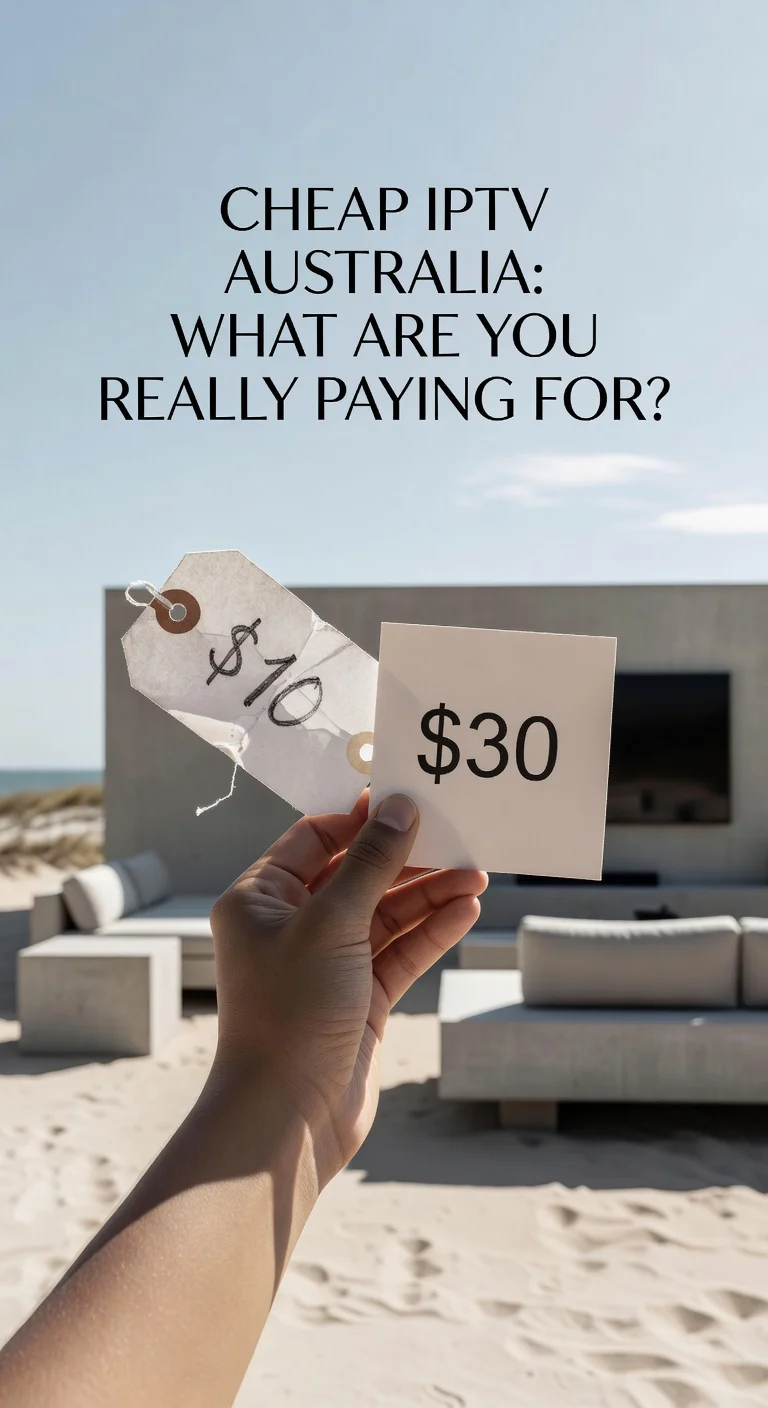 Cheap IPTV Australia: This is a comprehensive technical infographic that illustrates the 7-step IPTV legal compliance checklist for Australian viewers, featuring icons for provider verification, payment protection, licensing, and consumer rights.