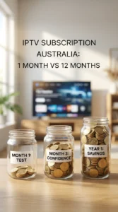 IPTV Subscription Australia: This is a comprehensive technical infographic that illustrates the 7-step IPTV legal compliance checklist for Australian viewers, featuring icons for provider verification, payment protection, licensing, and consumer rights.