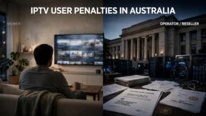 IPTV user penalties in Australia under Australian copyright law