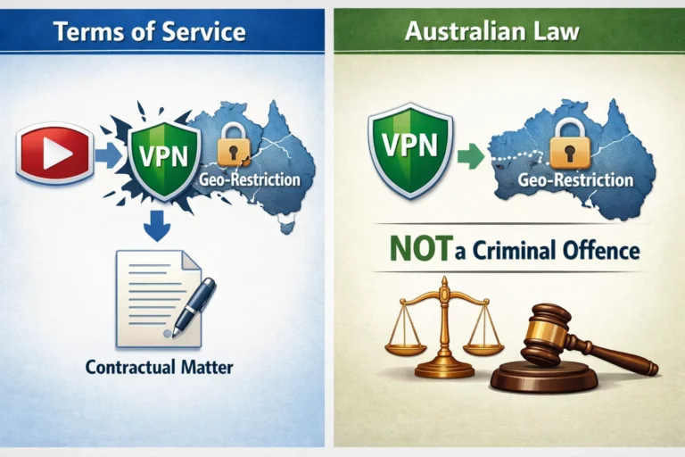 Bypassing geo-blocking Australia: terms of service versus criminal law explained in 2026