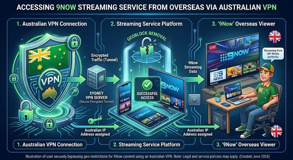 How to watch Channel 9 (9Now) overseas with a VPN in 2026